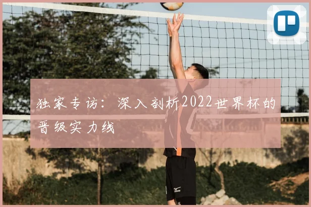 独家专访：深入剖析2022世界杯的晋级实力线